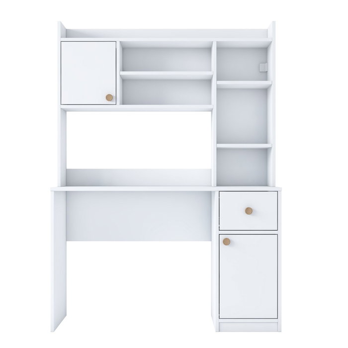 Hanah Home Escritorio y Estantería de Estudio HA128 - 3977 Blanco Hanah Home Escritorio y Estantería de Estudio HA128 - 3977 Blanco